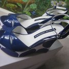 CHINESE LAUNDRY PLATFORM WEDGE BLUE SHOES/ SANDALS SZ 8M NWB