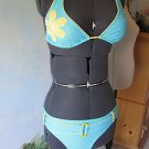 PERSONAL IDENTITY BIKINI SWIMSUIT AQUA BLUE NEW