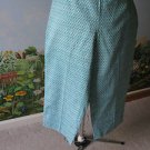 TALBOTS PETITES WHITE & BLUE WOMEN CAPRIS PANTS SIZE 10P NEW