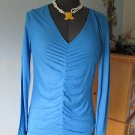 CALVIN KLEIN BLUE WOMEN TOP / BLOUSE SZ M NWT