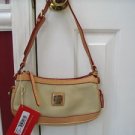 Dooney & Bourke beige leather women handbag $135 NWT