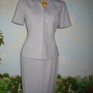 KASPER CAREER BLUE  WOMEN SKIRT SUIT SZ 4 PRE-OWNED
