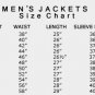 Men's Vented Leather Jacket 44