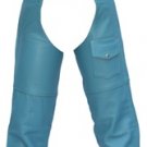 Woman's Baby Blue Classic Chap XL