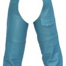 Woman's Baby Blue Classic Chap L