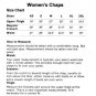 Woman's Classic Chaps 2XL