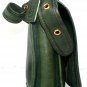 Vintage Leather Purse 60s COACH Tote Hand Bag Medium small green supple leather collectible