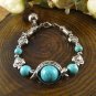 tibet silver and turquoise bracelet