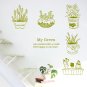 Lovely Flowers Plants Words DIY Wall Art Vinyl Decals Stickers for your home kitchen decor nm-2