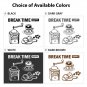 Coffee Break Kitchenware Modern Vinyl Decals Stickers DIY Wall Art for home kitchen cafe decor nm-4