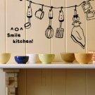 Kitchenware Vinyl Decals Stickers DIY Modern Wall Art Words for Home Kitchen Cafe decor nm-8