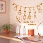 Kitchenware Vinyl Decals Stickers DIY Modern Wall Art Words for Home Kitchen Cafe decor nm-8