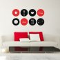 Kitchenwares Circle Border DIY Kitchen Wall Art Vinyl Decals Stickers for home cafe decor words ig-2