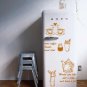 Vintage Style Cafe Tableware Words DIY Kitchen Wall Art Vinyl Decals Stickers for Decor nm-9