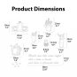 Vintage Style Cafe Tableware Words DIY Kitchen Wall Art Vinyl Decals Stickers for Decor nm-9