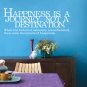Happiness is a Journey Saying Words DIY Modern Wall Art Vinyl Decals Stickers for home decor fd-5