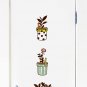 Lovely Pot Flower Plant Butterfly DIY Kitchen Wall Art Vinyl Decals Stickers for home decor ga-1