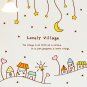 Lovely Village Words DIY Modern Wall Art Vinyl Decals Stickers for home decor kids cute ga-4