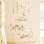 Lovely Village Words DIY Modern Wall Art Vinyl Decals Stickers for home decor kids cute ga-4