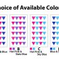 Lovely Party Flags DIY Modern Unique Wall Art Vinyl Decals Stickers Large kids ga-8