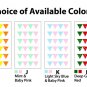 Lovely Party Flags DIY Modern Unique Wall Art Vinyl Decals Stickers Large kids ga-8