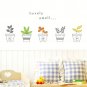 Lovely Smell Pot Flower Plant Words DIY Modern Kitchen Wall Art Vinyl Decals Stickers decor ga-10