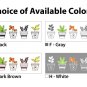 Lovely Smell Pot Flower Plant Words DIY Modern Kitchen Wall Art Vinyl Decals Stickers decor ga-10