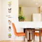 Lovely Smell Pot Flower Plant Words DIY Modern Kitchen Wall Art Vinyl Decals Stickers decor ga-10