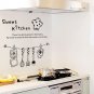 Sweet Kitchen Words DIY Modern Wall Art Vinyl Decals Stickers for home cafe decor fun unique ga-16
