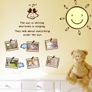 Sun Shining Photo Frame DIY Wall Art Vinyl Decals Stickers for home decor kids room fun ga-18