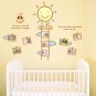 Sun Shining Photo Frame DIY Wall Art Vinyl Decals Stickers for home decor kids room fun ga-18