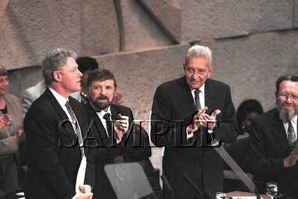 Presidents Bill Clinton & Ezer Witzman in jerusalem wonderful photo still #5