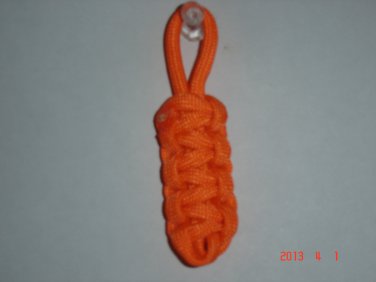HUNTERS ORANGE ZIPPER PULL