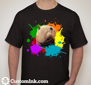Paint Splatter Tard Walrus