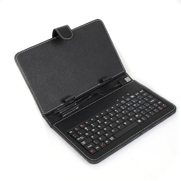 New USB Keyboard Leather Case Smart Cover Stand Bag Stylus Pen For 8" Tablet