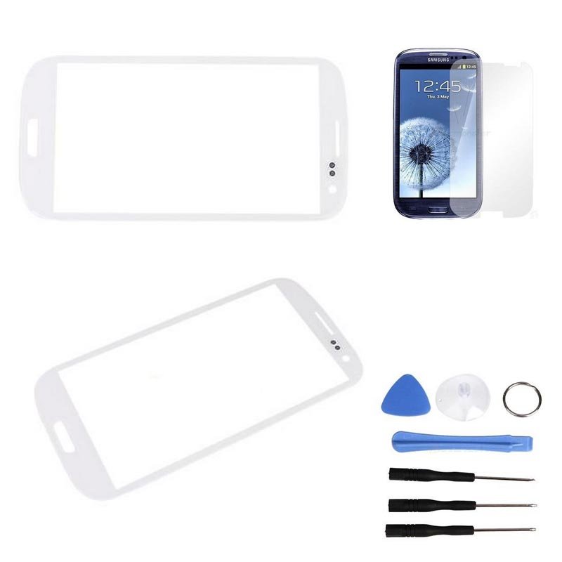 Replacement Screen Glass Lens for Samsung Galaxy S3 3 SIII III i747 i535 White
