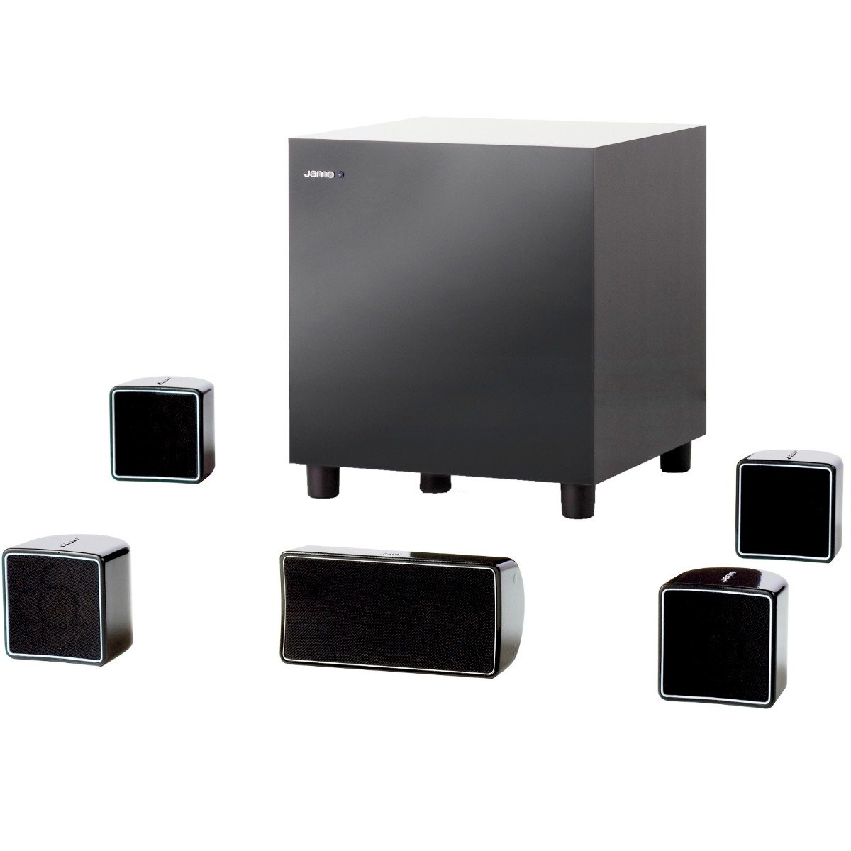 Jamo A102 200W 5.1 Channel Home Cinema Speaker System Black