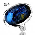 Buy 1 Get 1 - 100% Natural Pietersite 925 Sterling Silver Ring Art Jewelry Size: US/8 - EU/56