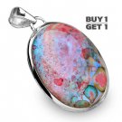Buy 1 Get 1 - 1 7/8" 100% Natural Usolite 925 Sterling Silver Pendant Art Jewelry Charm