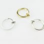 5 X Spring Clip ON Hoop, Nose/Lip/Ear Ring - No Piercing