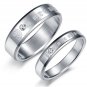 Set of Stainless Steel "You are mine" Couple Love Wedding Rings Band