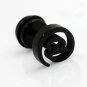 Pair Surgical Stainless Steel Black @ Symbol E-mail Earrings Stud Fake Ear Stretcher Mens