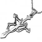 SAGITTARIUS - 316L Titanium Stainless Steel Horoscope Cross Gems Necklace