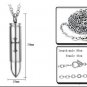 316L Titanium Stainless Steel Cross Bullet Pendant Necklace