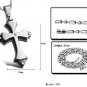 Two-Tone (Black & Silver) 316L Titanium Stainless Steel Cross Pendant Necklace Mens