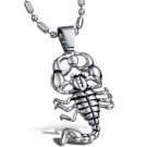 316L Titanium Stainless Steel Scorpion King Pendant Necklace