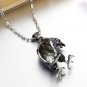 316L Titanium Stainless Steel Vintage Silver Eagle Hawk Pendant Necklace
