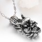 316L Titanium Stainless Steel Antique Dragon Head Pendant Necklace