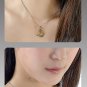 Set of Tri-Color Ring & Heart Stainless Steel Lover Couple Necklaces
