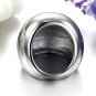 316L Stainless Steel Large Dome Big Round Ring Band, Unisex